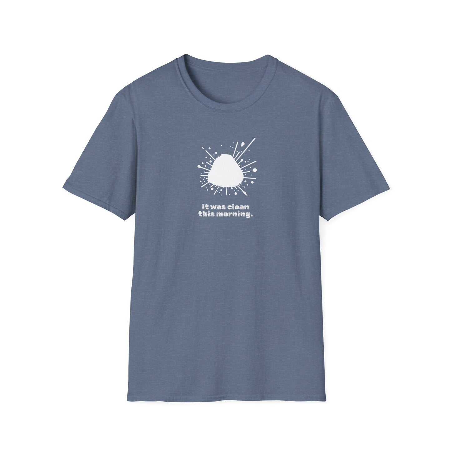 Bird Poop T-Shirt - Funny 'It Was Clean This Morning' Graphic Tee - Humorous Outdoor Shirt | Funny Bird Shirt | Bird Splats