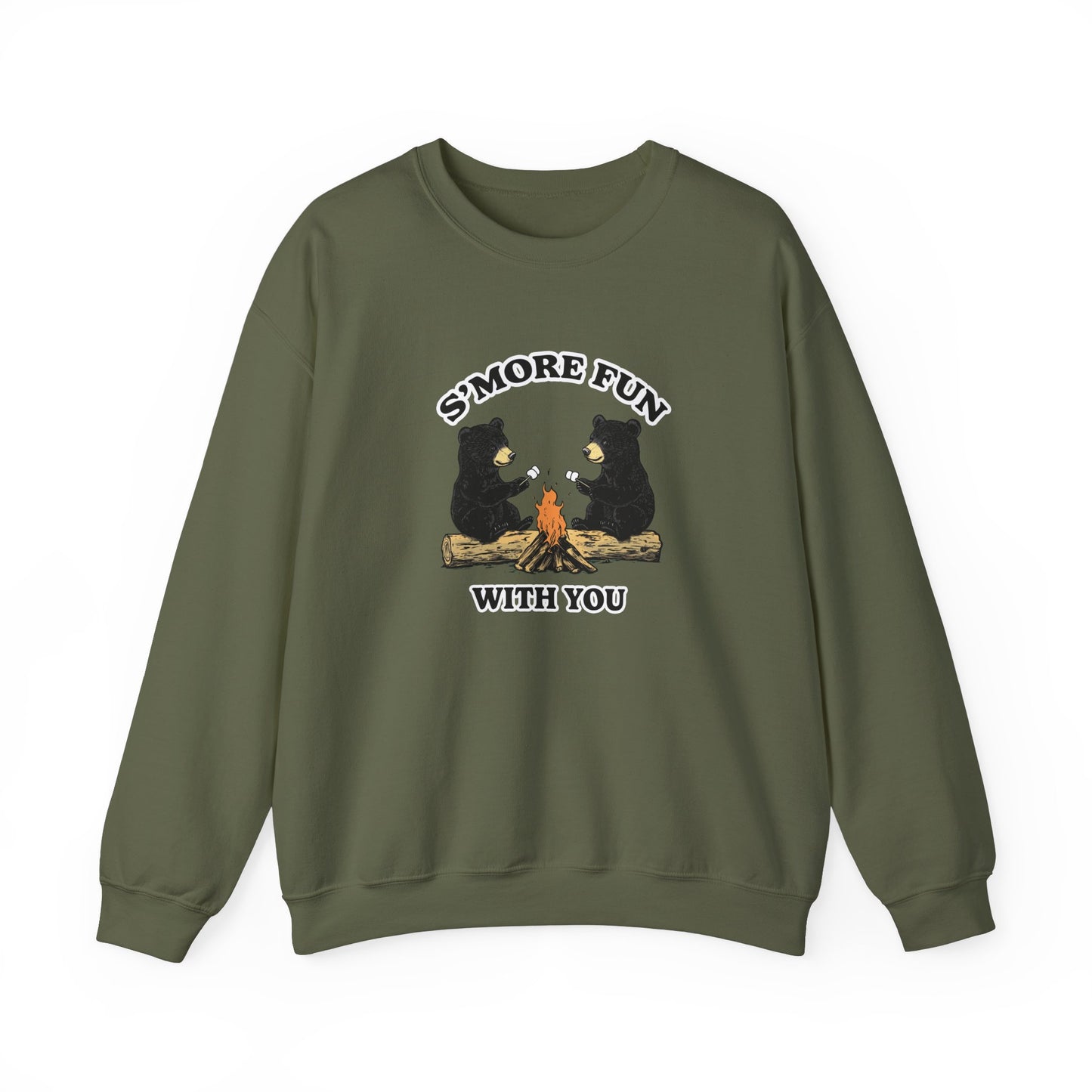 S'more Fun With You Sweatshirt, Bestie Gift, Autumn Camping Shirt, Best Friend S'more Lover, Cozy Campfire Sweatshirt, Hiking & Camping