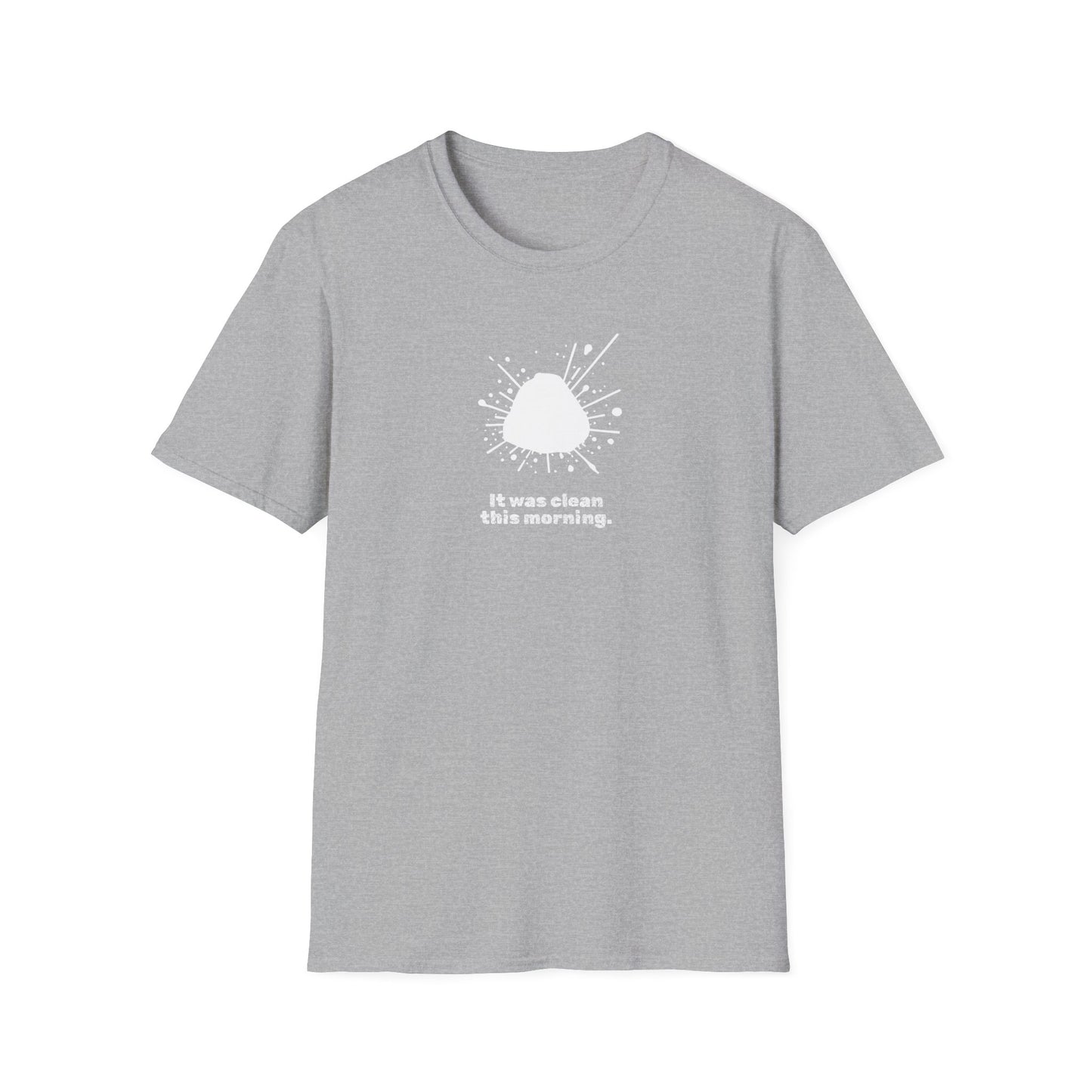 Bird Poop T-Shirt - Funny 'It Was Clean This Morning' Graphic Tee - Humorous Outdoor Shirt | Funny Bird Shirt | Bird Splats