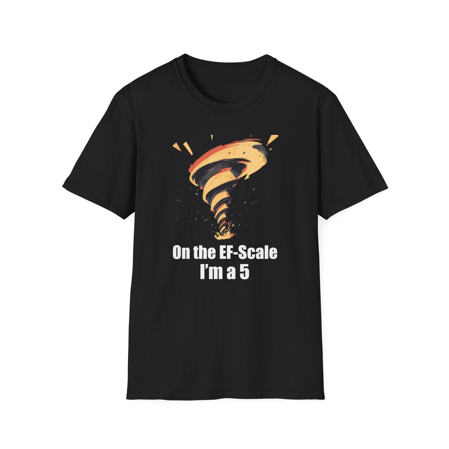 EF-Scale Tornado T-Shirt | Funny Weather Enthusiast Tee Gift for Storm Chasers, Meteorologists and Weather Buffs