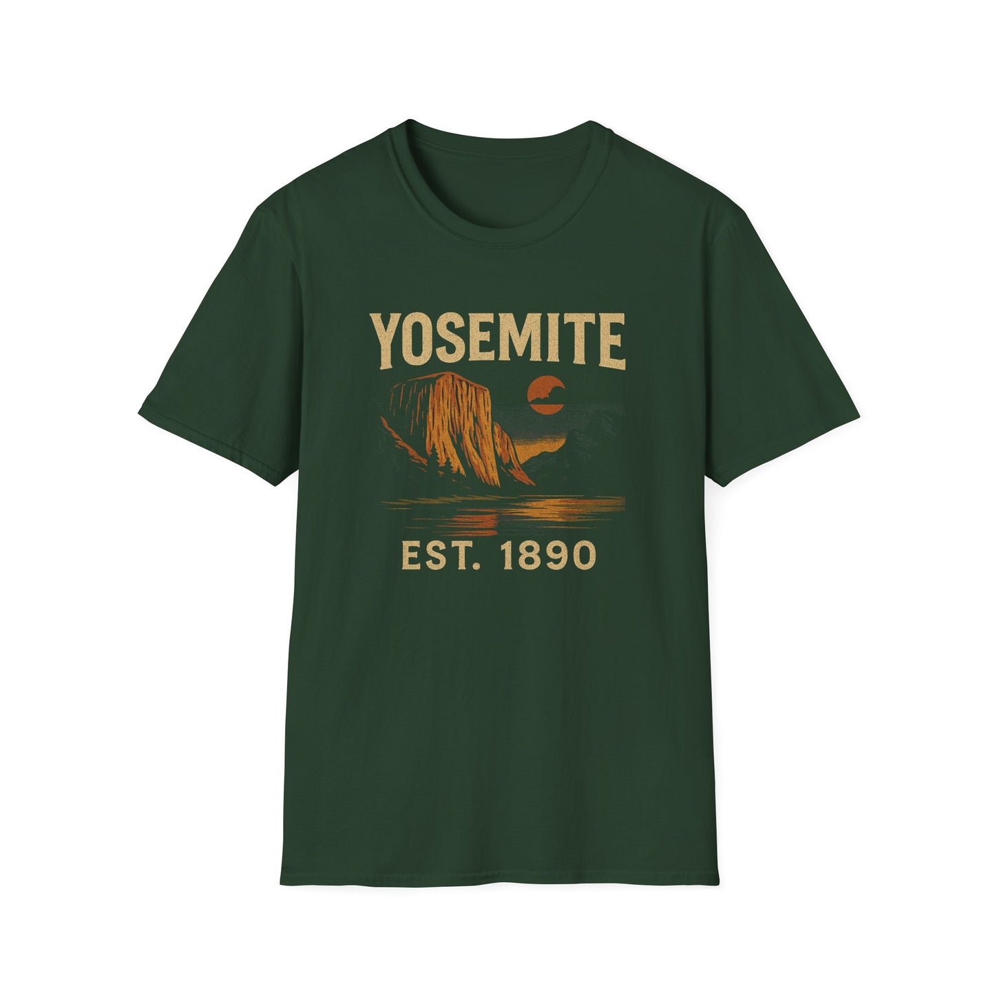 Yosemite National Park T-Shirt | Vintage El Capitan Nature Shirt | Hiking Gift for Him | Retro Outdoorsy Shirt