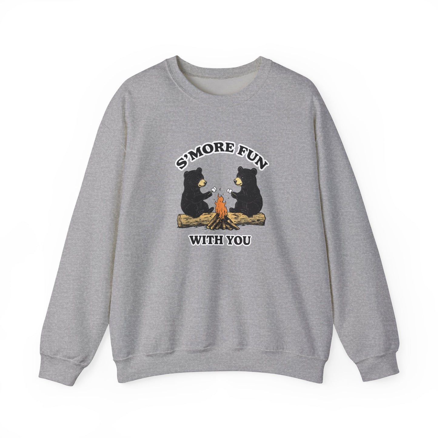 S'more Fun With You Sweatshirt, Bestie Gift, Autumn Camping Shirt, Best Friend S'more Lover, Cozy Campfire Sweatshirt, Hiking & Camping