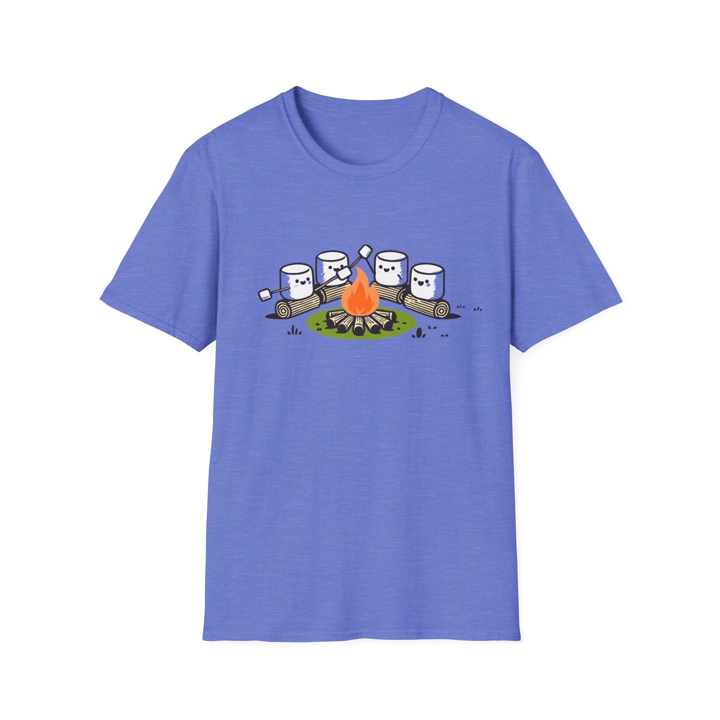 Campfire Marshmallows T-Shirt - Cute Outdoor Camping Graphic Tee