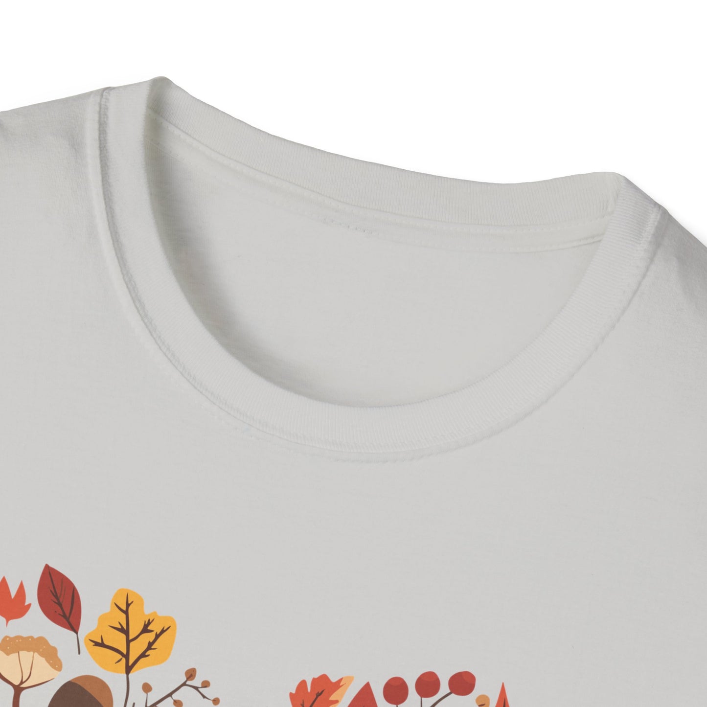 Heart Fall T-Shirt, Cozy Autumn Graphic Tee, Fall Leaves & Pumpkin Shirt, Love Fall Shirt, Thanksgiving Shirt, Nature-Inspired Fall Shirt