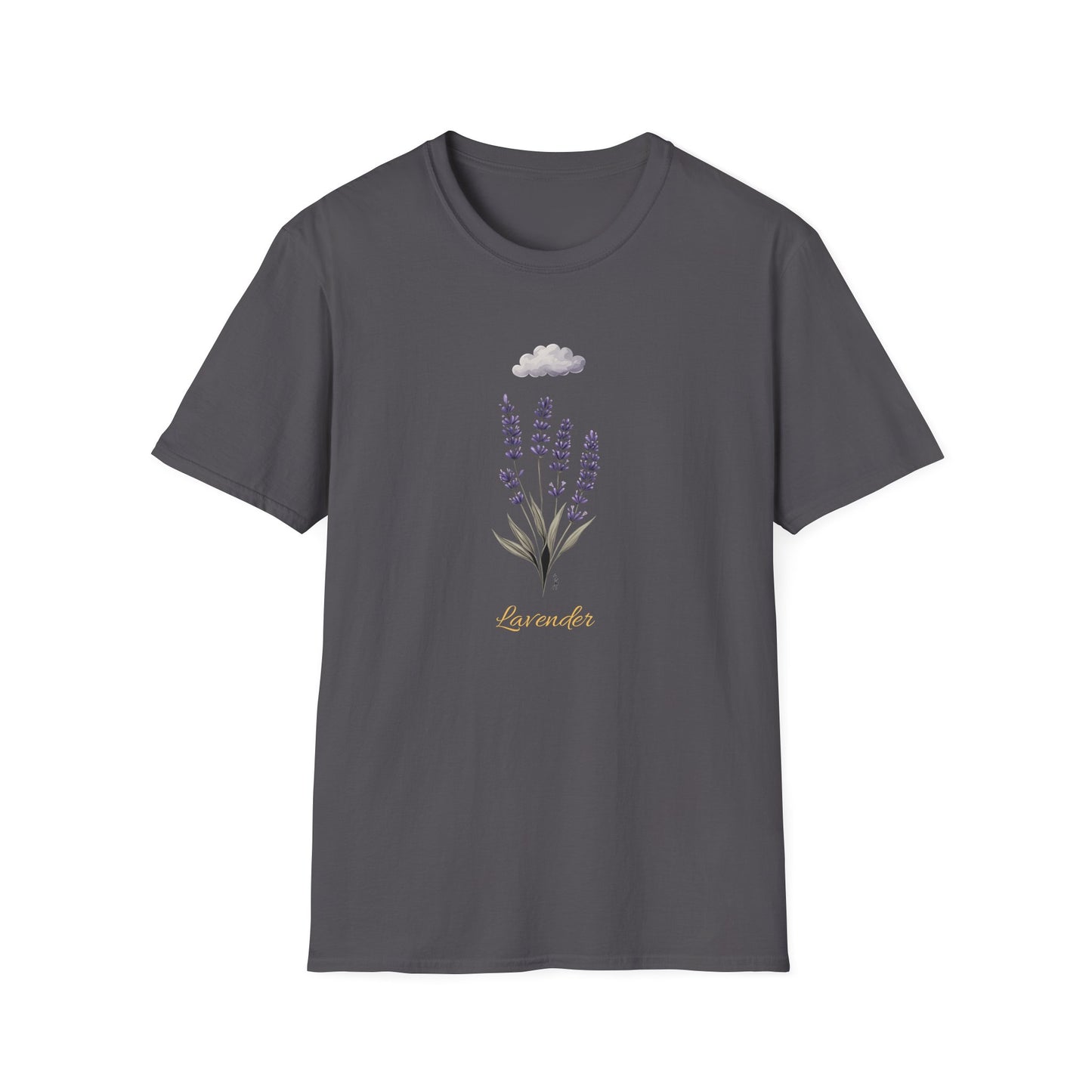 Lavender Calm T-Shirt | Wildflower Shirt for Women | Botanical Nature Mood Tee | Minimalist Floral T-Shirt | Soft Retro Gift for Her