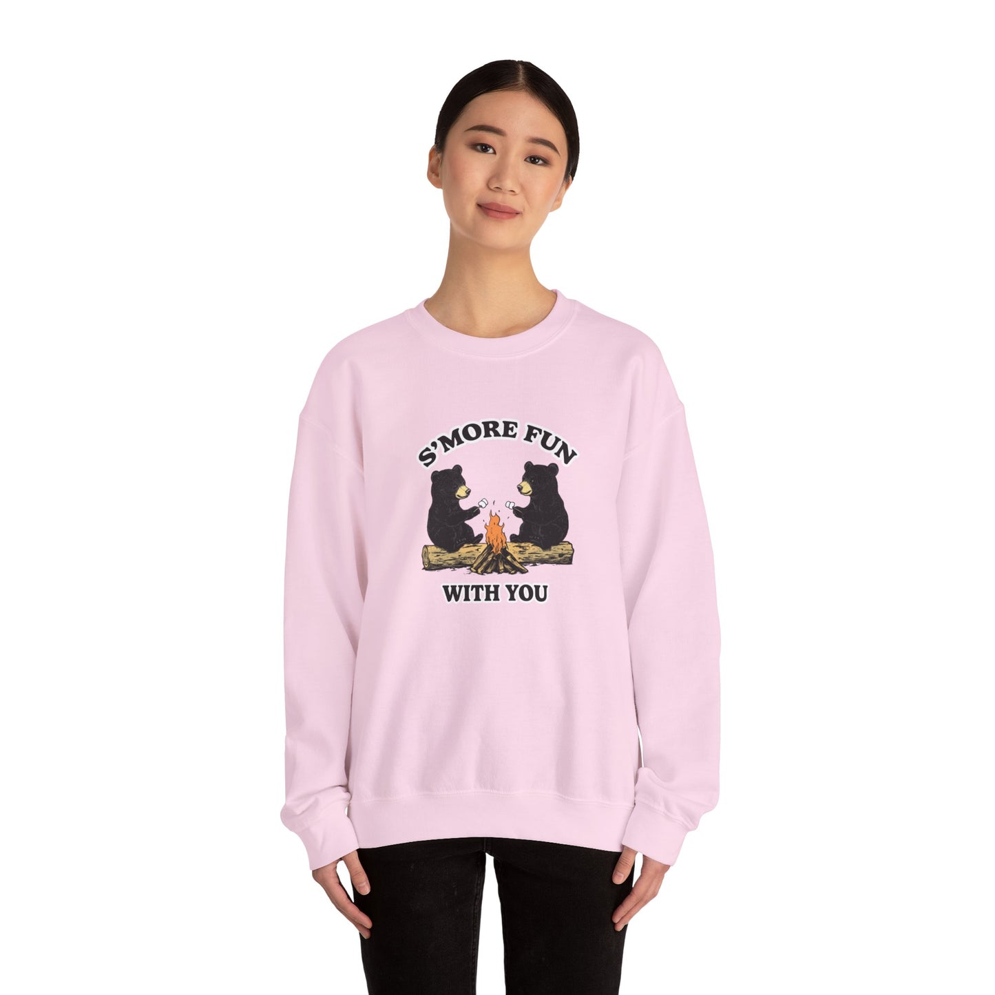 S'more Fun With You Sweatshirt, Bestie Gift, Autumn Camping Shirt, Best Friend S'more Lover, Cozy Campfire Sweatshirt, Hiking & Camping