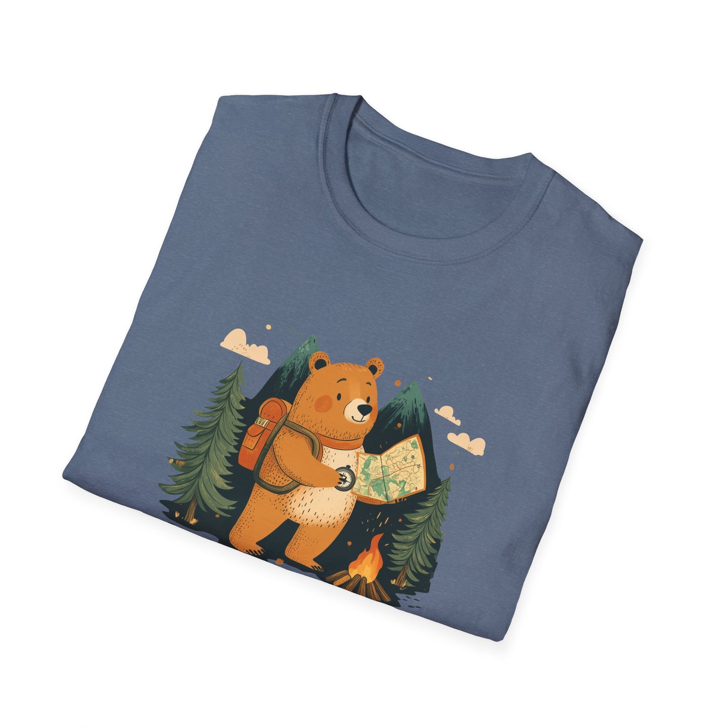 Bearly Lost Funny Hiking T-Shirt | Sarcastic Bear Outdoor Adventure Tee | Perfect Gift for Husband or Boyfriend | Nature Lover Camping Shirt