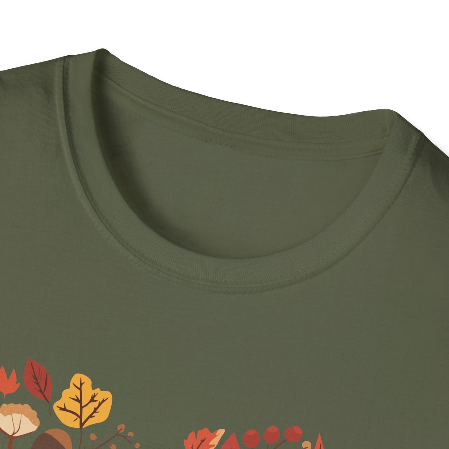 Heart Fall T-Shirt, Cozy Autumn Graphic Tee, Fall Leaves & Pumpkin Shirt, Love Fall Shirt, Thanksgiving Shirt, Nature-Inspired Fall Shirt