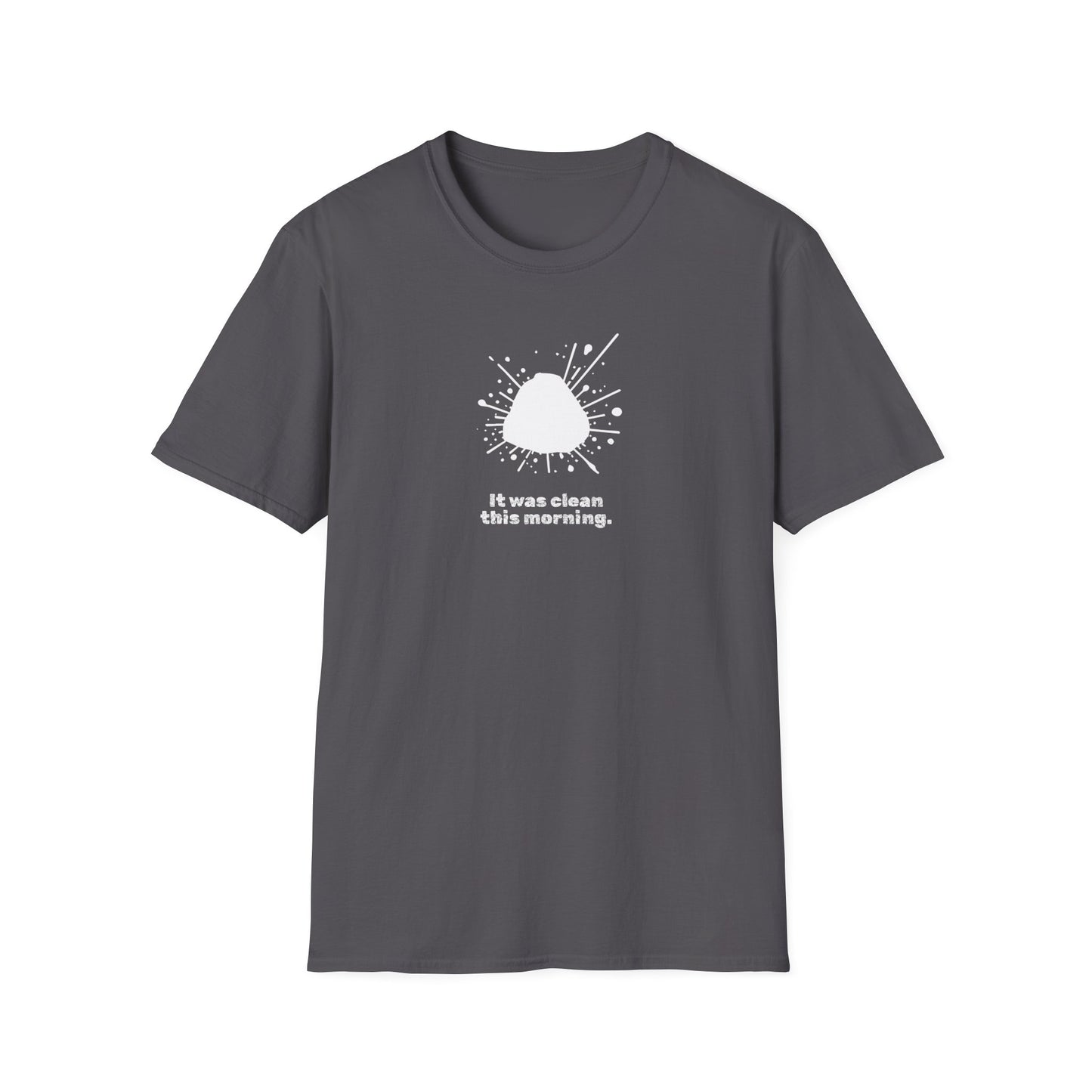 Bird Poop T-Shirt - Funny 'It Was Clean This Morning' Graphic Tee - Humorous Outdoor Shirt | Funny Bird Shirt | Bird Splats