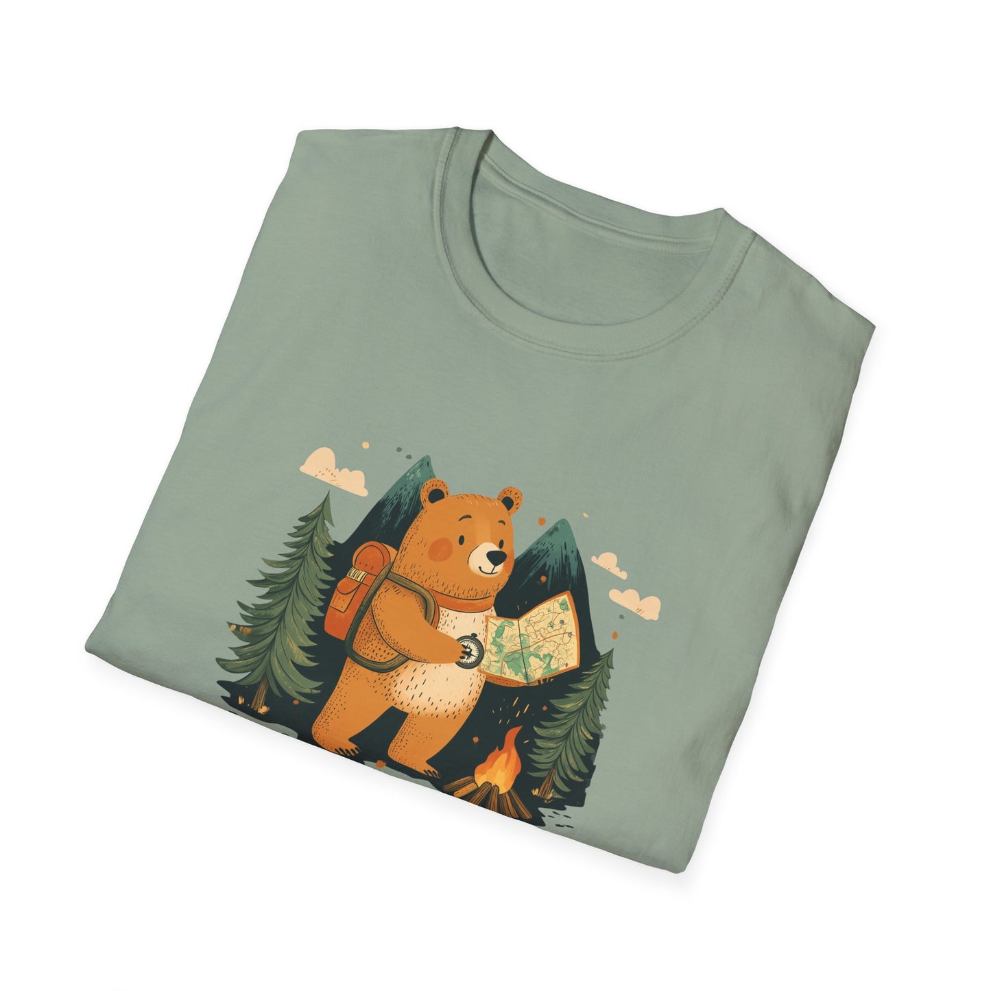 Bearly Lost Funny Hiking T-Shirt | Sarcastic Bear Outdoor Adventure Tee | Perfect Gift for Husband or Boyfriend | Nature Lover Camping Shirt