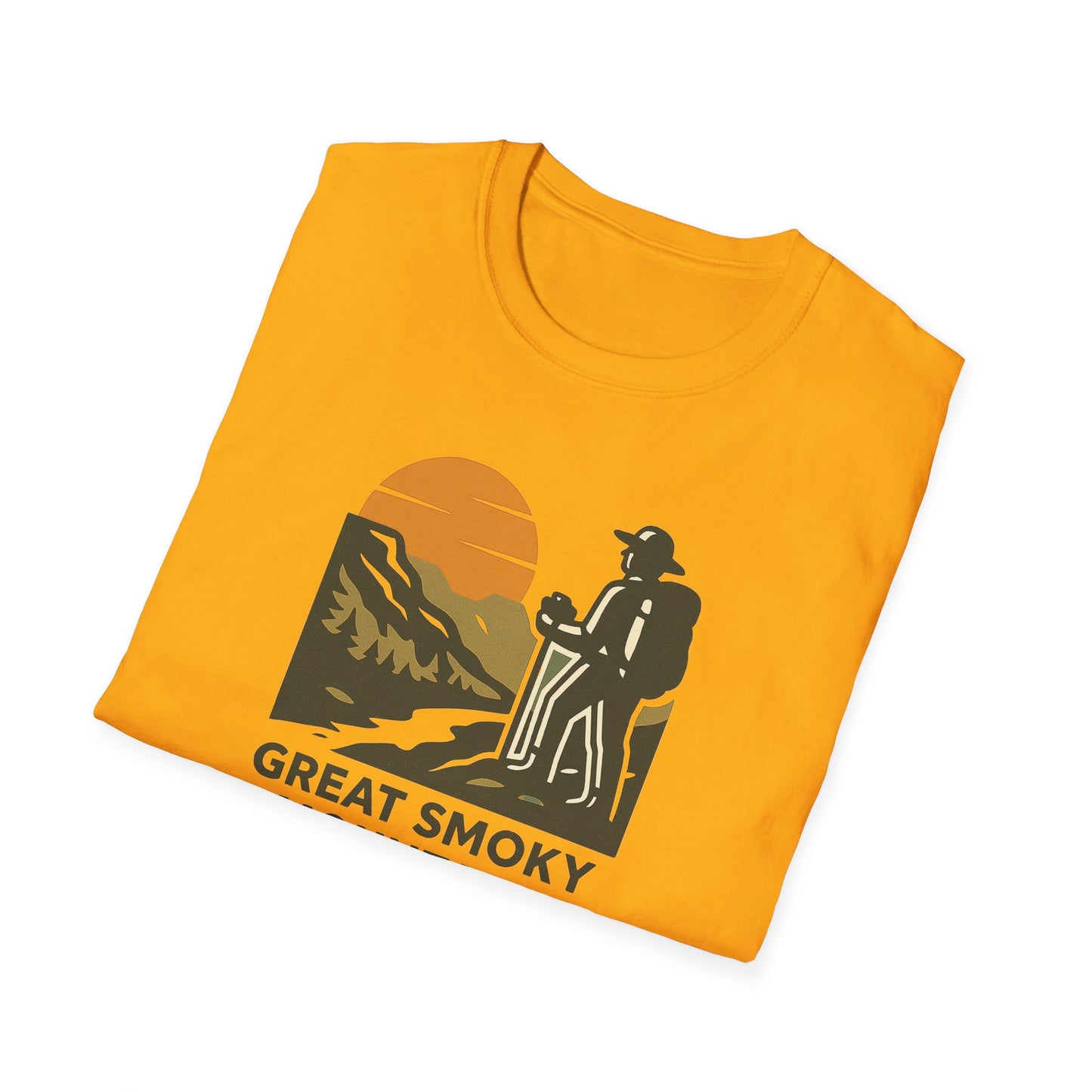 Great Smoky Mountains National Park Shirt | Vintage Hiking T-Shirt with Coordinates | Smoky Mountains Hiker Gift | Retro Nature Lover Tee
