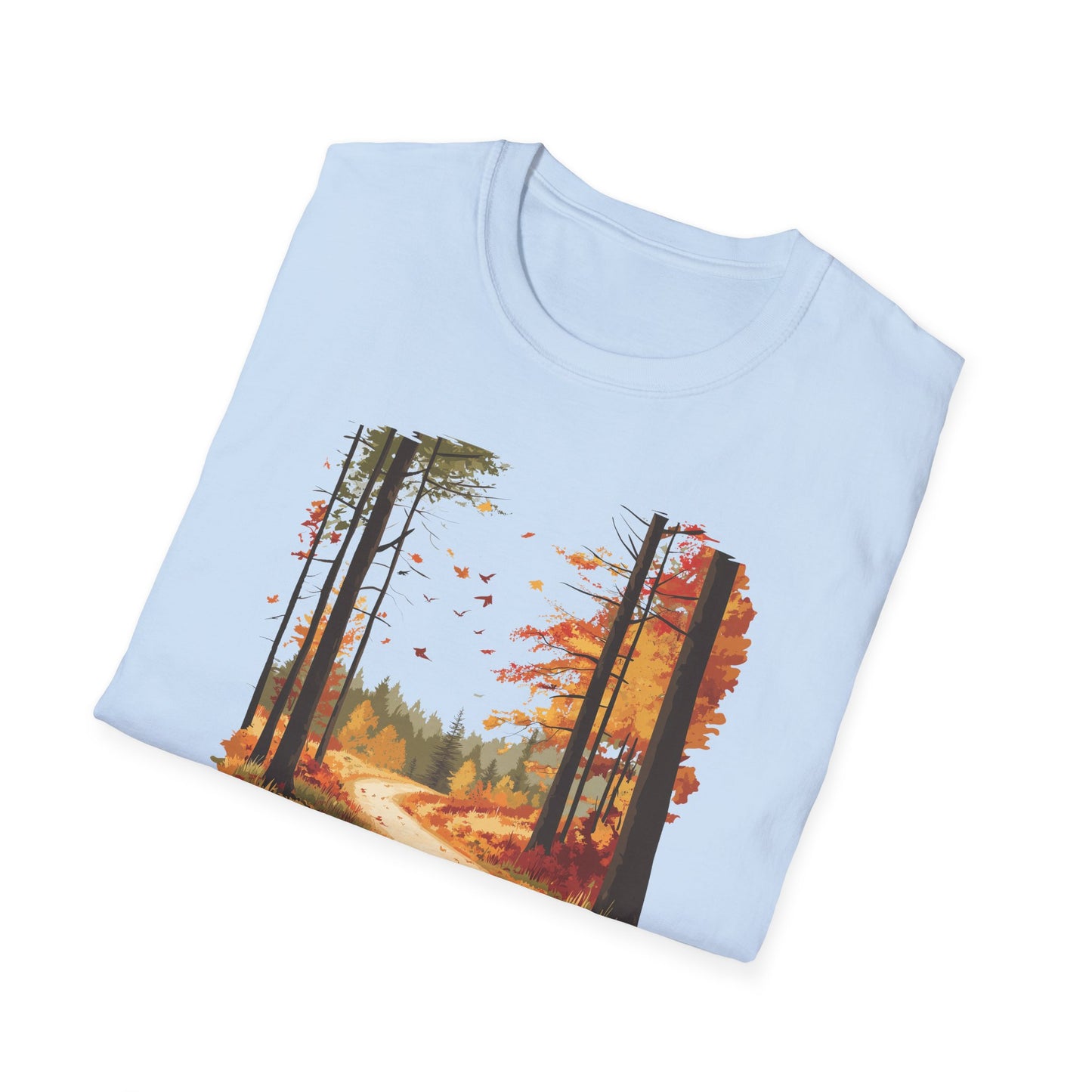 Autumn Adventures T-shirt - Cozy Fall Forest Nature Design Tee for Outdoor Enthusiasts, Hiking Lovers, Fall Hiker Shirt