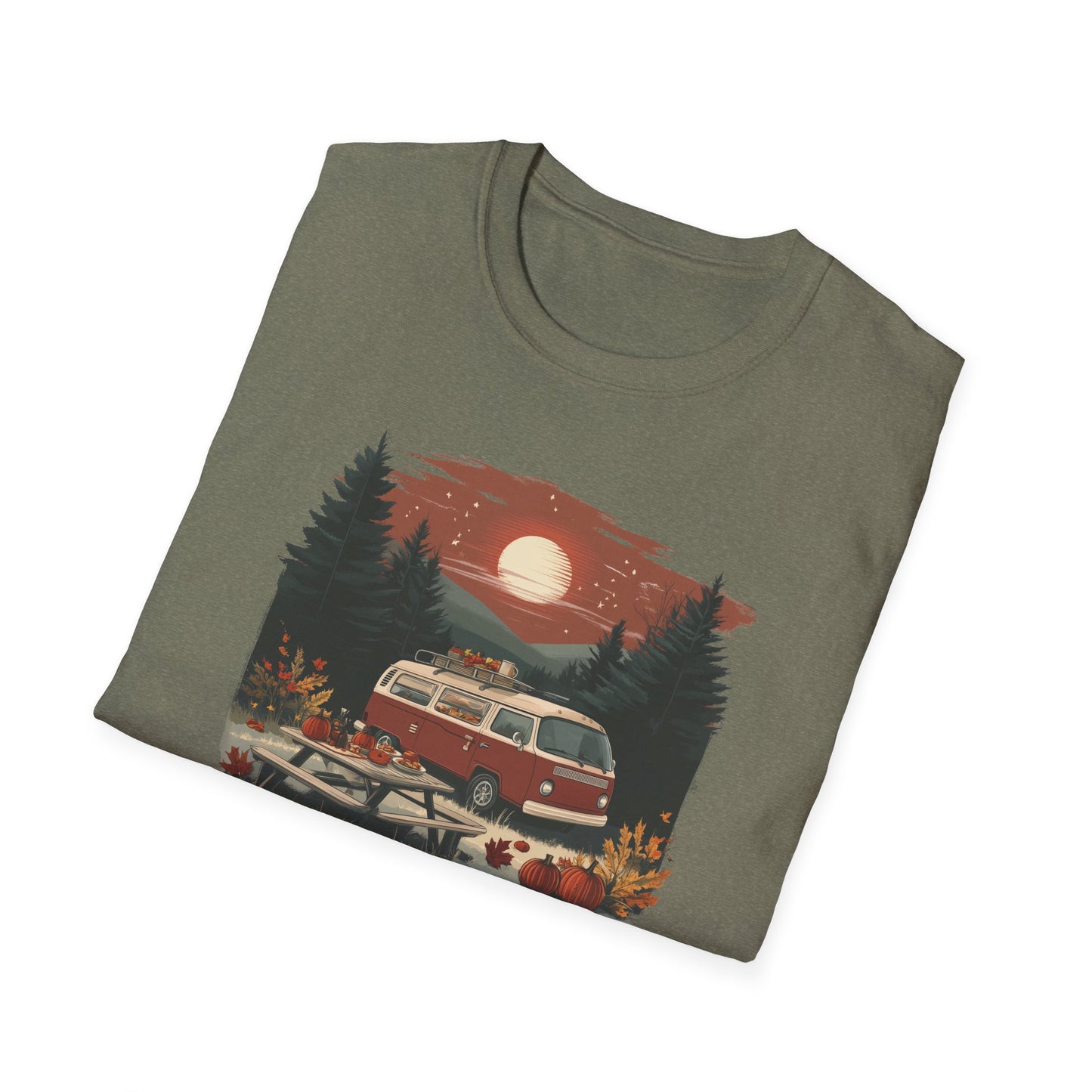 Grateful for the Journey Thanksgiving T-Shirt | Van Life Adventure Tee | Cozy Fall Shirt for Outdoor Enthusiasts | Perfect Thanksgiving Gift