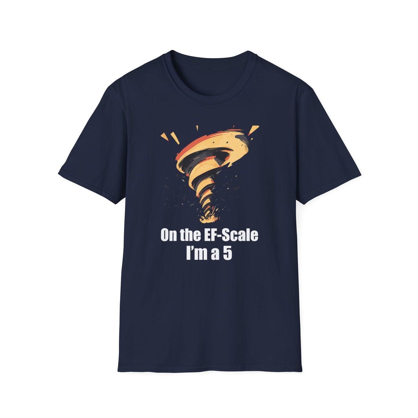 EF-Scale Tornado T-Shirt | Funny Weather Enthusiast Tee Gift for Storm Chasers, Meteorologists and Weather Buffs