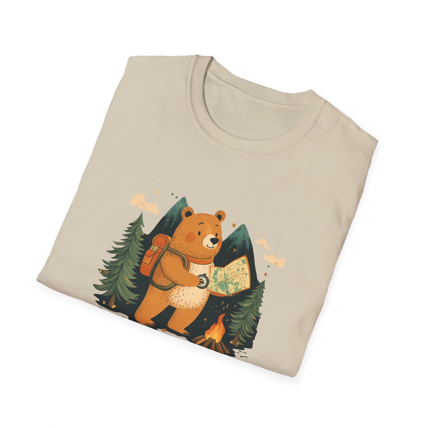 Bearly Lost Funny Hiking T-Shirt | Sarcastic Bear Outdoor Adventure Tee | Perfect Gift for Husband or Boyfriend | Nature Lover Camping Shirt