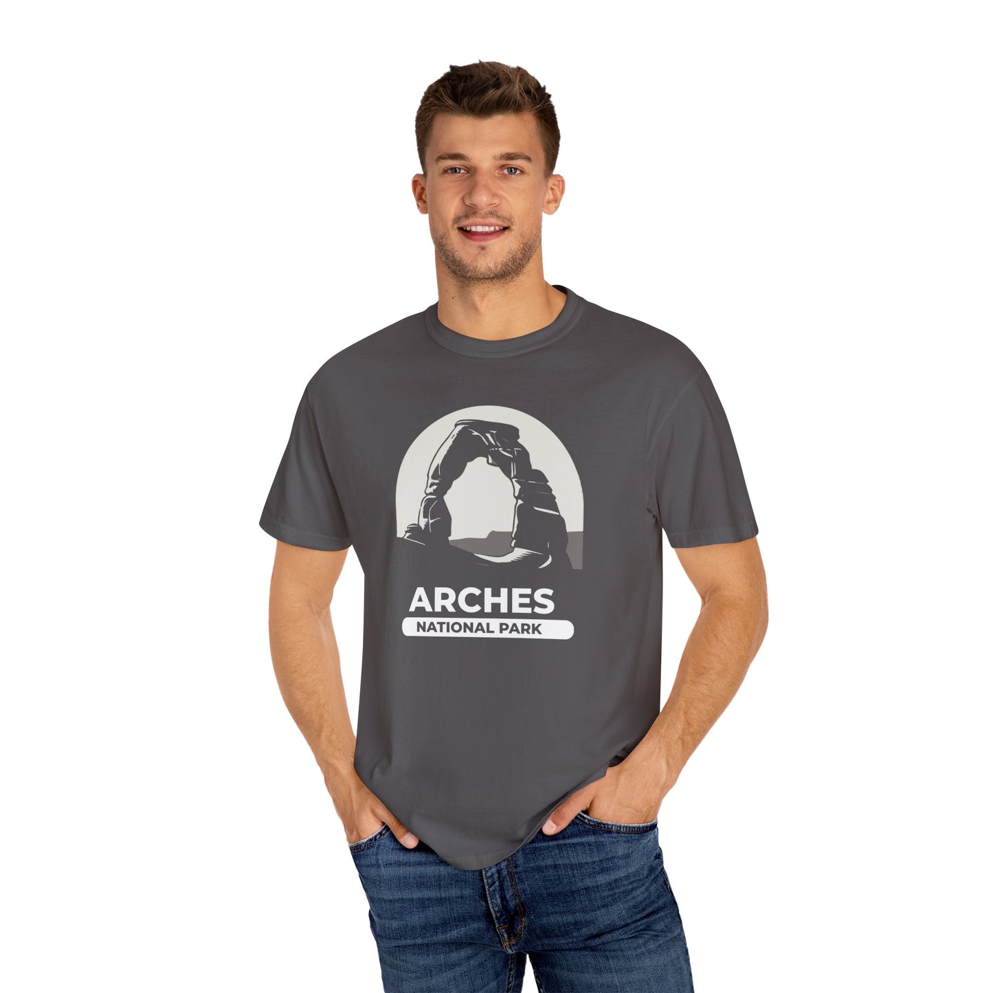Arches National Park T-Shirt - Vintage National Park Tee - Outdoor Adventure Apparel - Nature Lover Gift - Unisex Graphic Tee