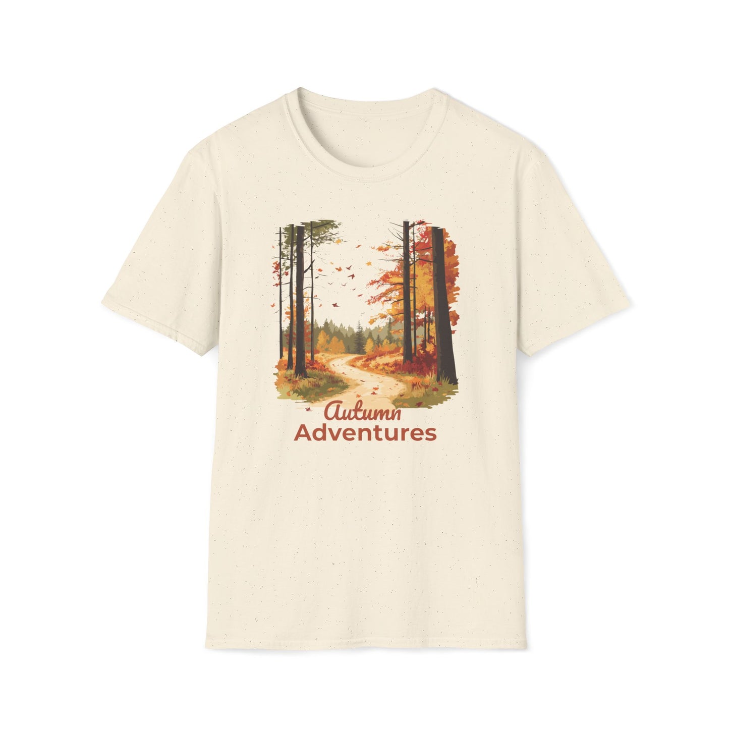 Autumn Adventures T-shirt - Cozy Fall Forest Nature Design Tee for Outdoor Enthusiasts, Hiking Lovers, Fall Hiker Shirt