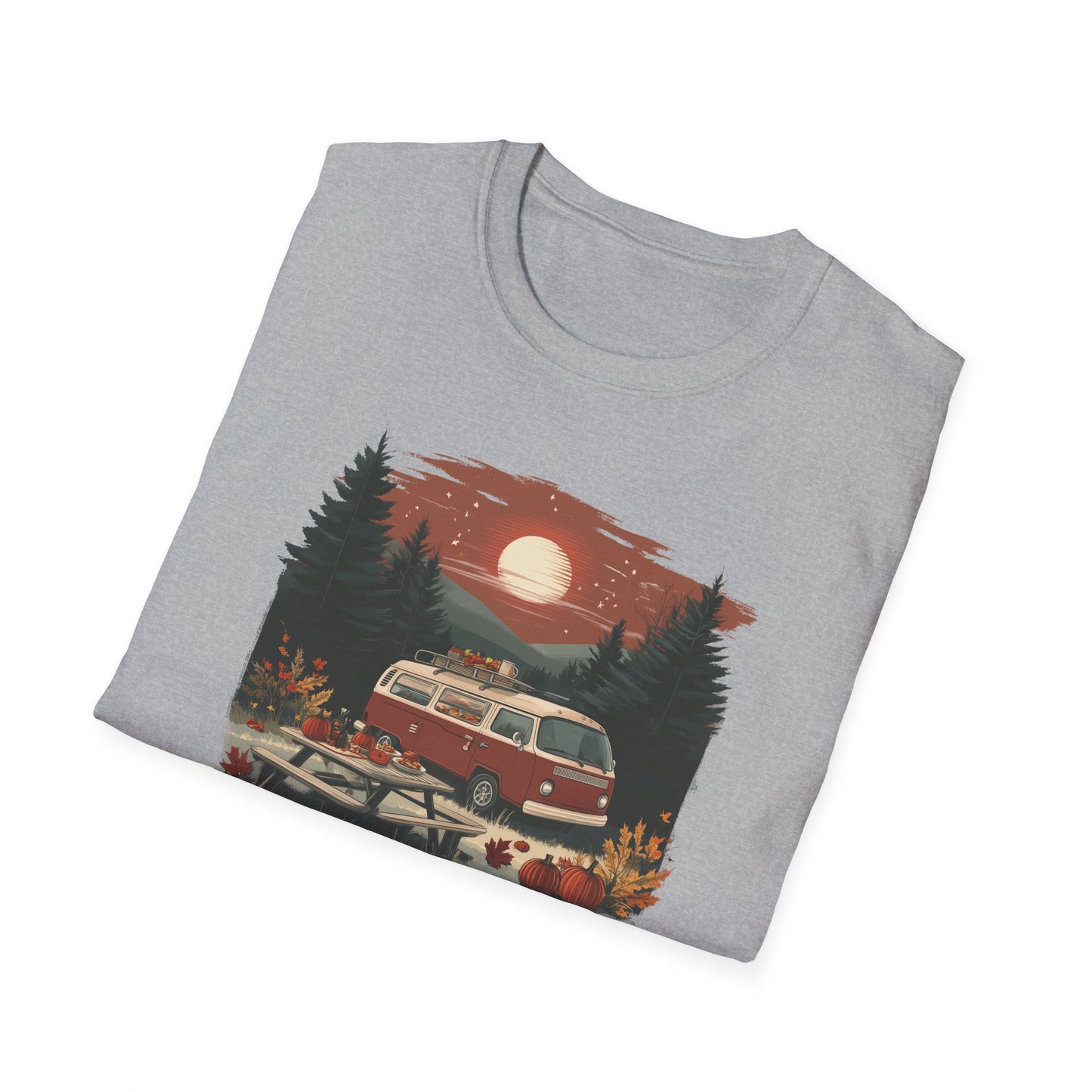 Grateful for the Journey Thanksgiving T-Shirt | Van Life Adventure Tee | Cozy Fall Shirt for Outdoor Enthusiasts | Perfect Thanksgiving Gift