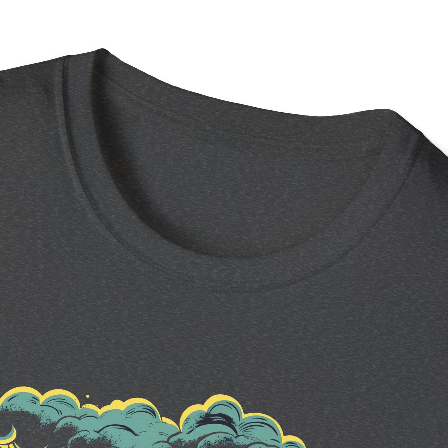 Mountain Storm Unisex T-Shirt, Nature Scene Lightning Graphic Tee, Outdoor Adventure Shirt, Hiking Gift, Nature Lover Top