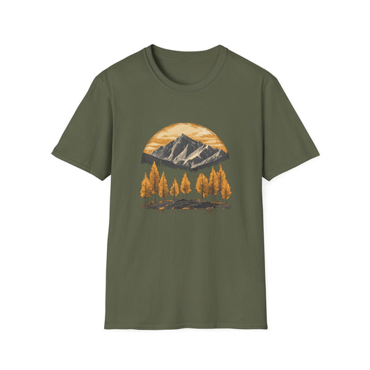 Rocky Mountain Fall Aspen Trees T-Shirt, Outdoor Enthusiast Gift, Hiker Camping Tee, Nature Lover Shirt, Autumn Colors Top