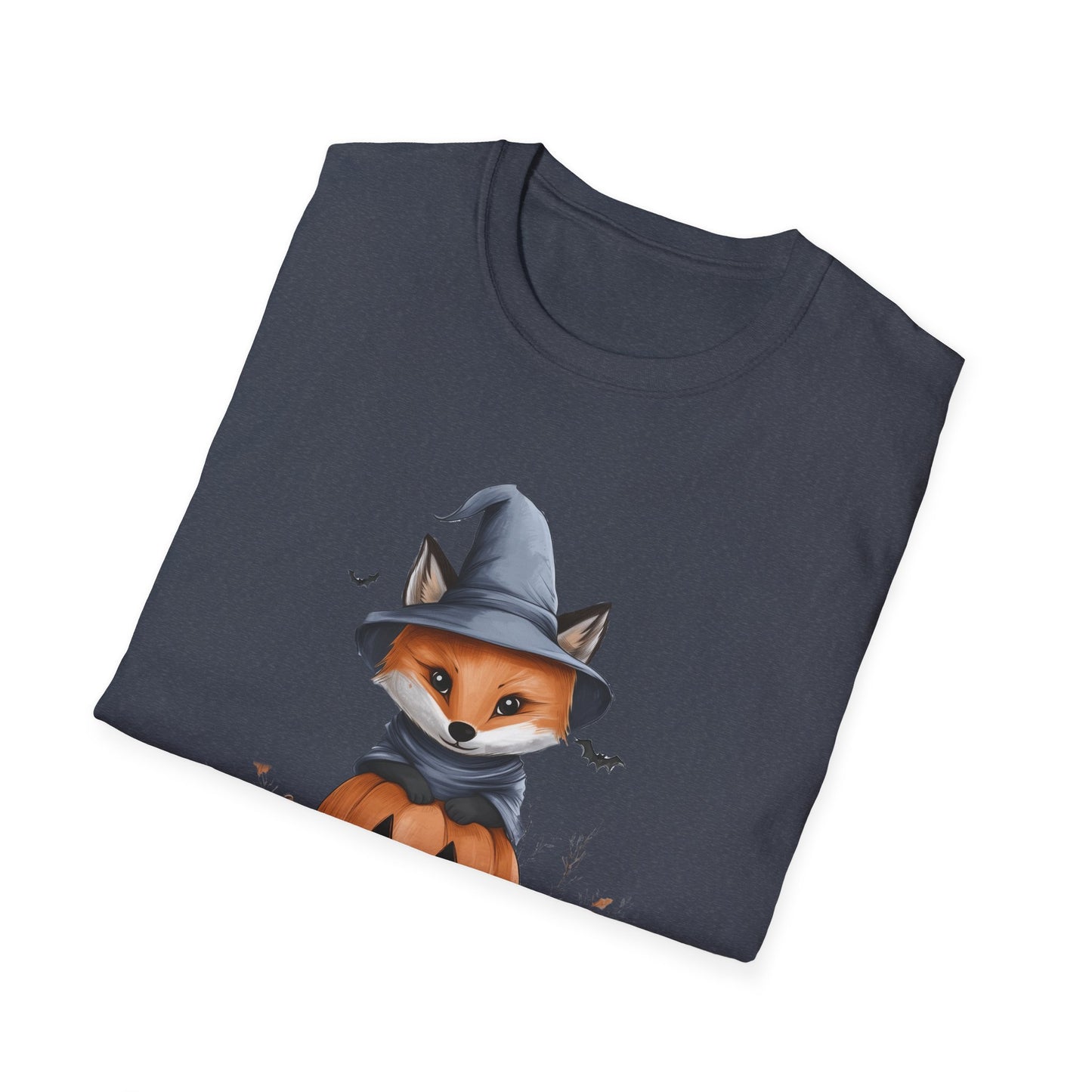 Cute Fox Halloween Shirt - Witch Fox in Pumpkin Graphic Tee - Spooky Season Fall Apparel - Halloween Gift for Fox Lovers