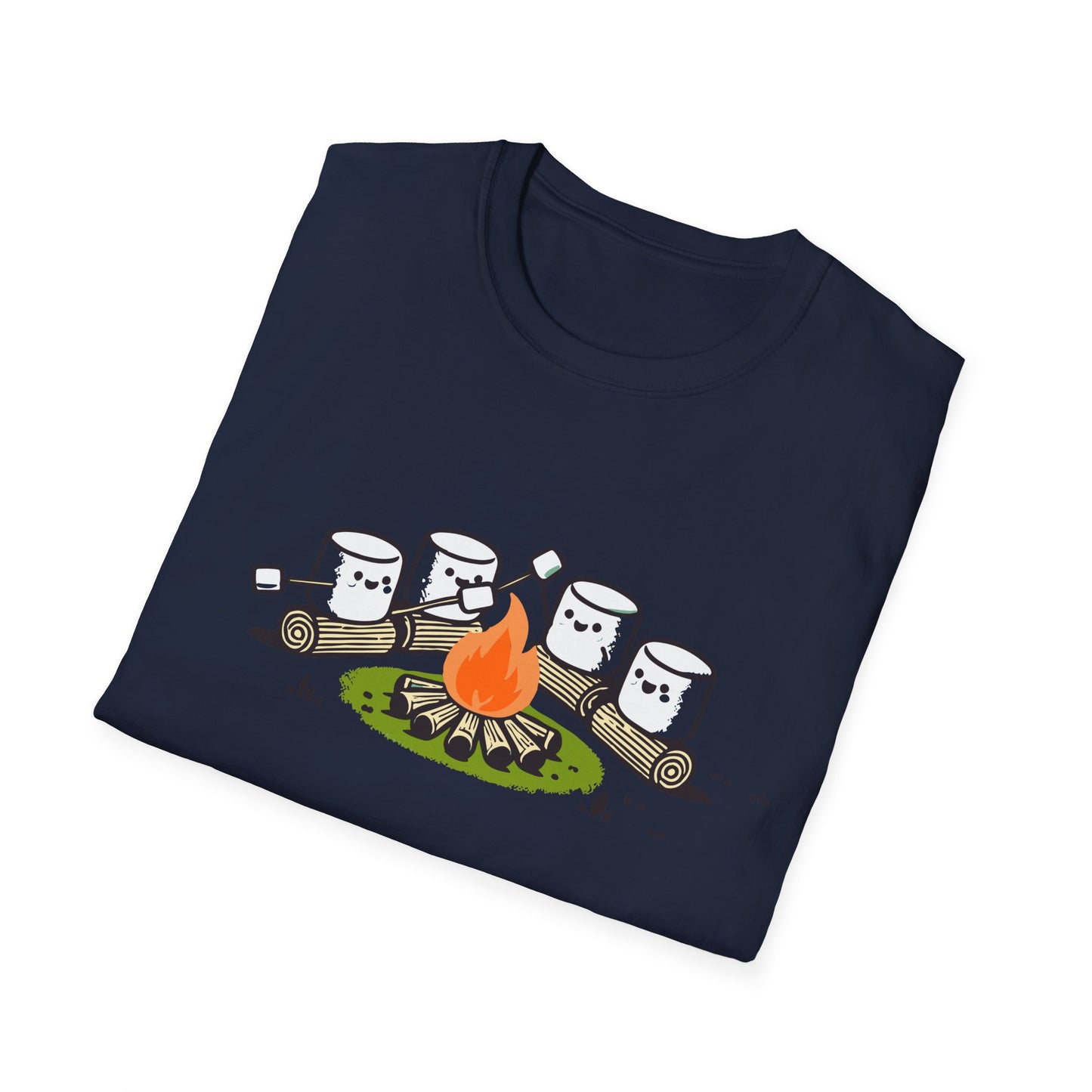 Campfire Marshmallows T-Shirt - Cute Outdoor Camping Graphic Tee