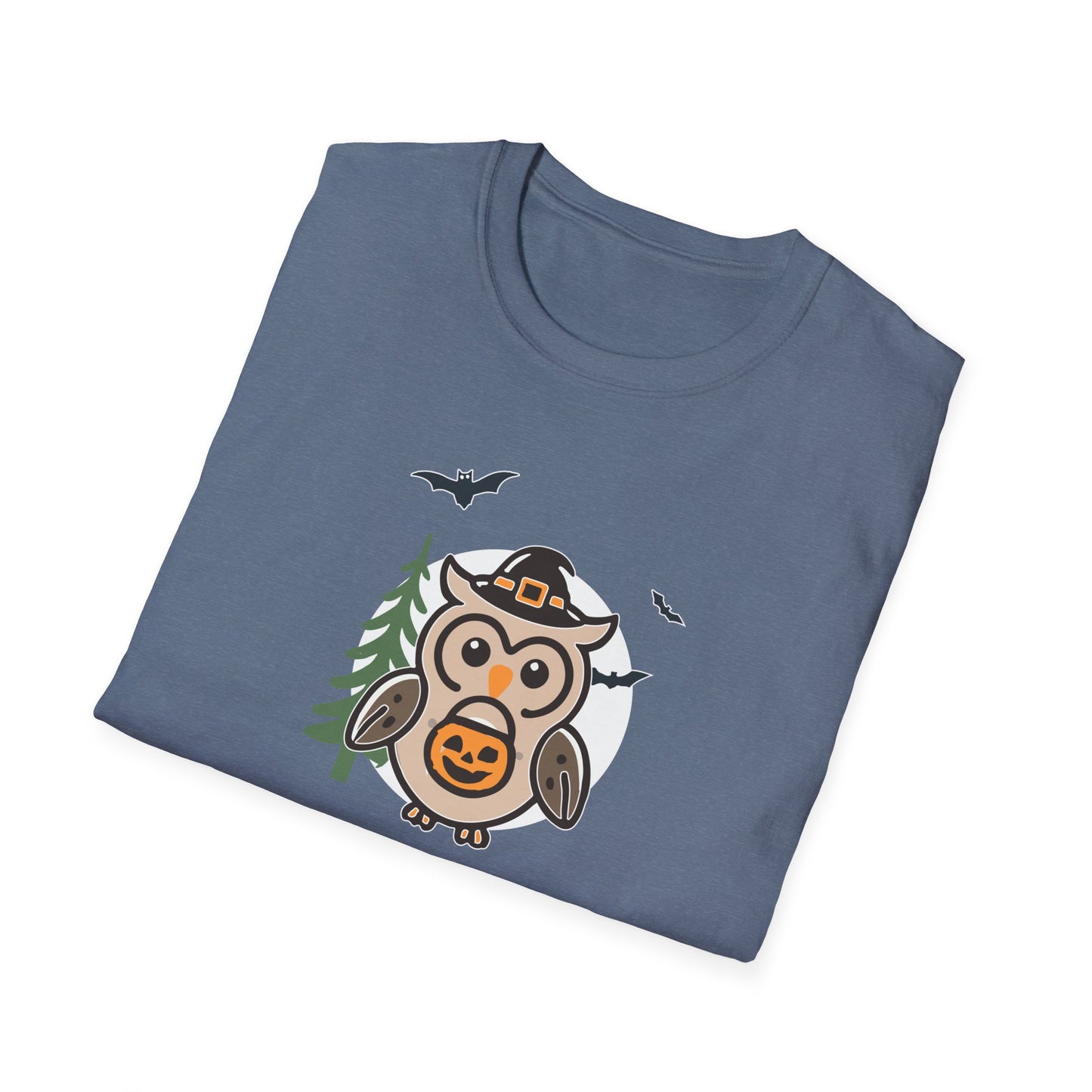 Cute Owl Halloween Trick or Treat T-Shirt | Adorable National Park Animal Illustration Tee | Perfect for Halloween and Nature Lovers