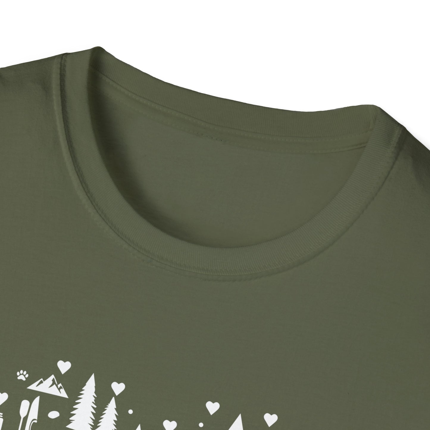 Love National Parks T-Shirt - Heart Park Icons Graphic Tee - Perfect for Outdoor Enthusiasts and Park Lovers