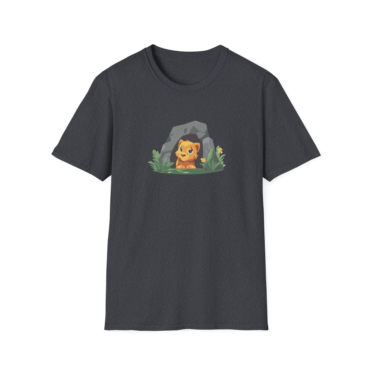 Adorable Mountain Lion Cave T-Shirt | Cute Animal Graphic Tee | Perfect for Nature Lovers, National Park Enthusiasts, and Outdoor Adventures