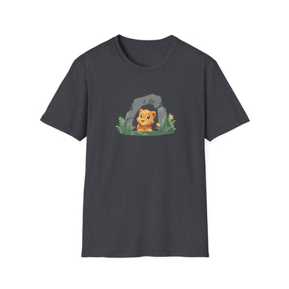 Adorable Mountain Lion Cave T-Shirt | Cute Animal Graphic Tee | Perfect for Nature Lovers, National Park Enthusiasts, and Outdoor Adventures