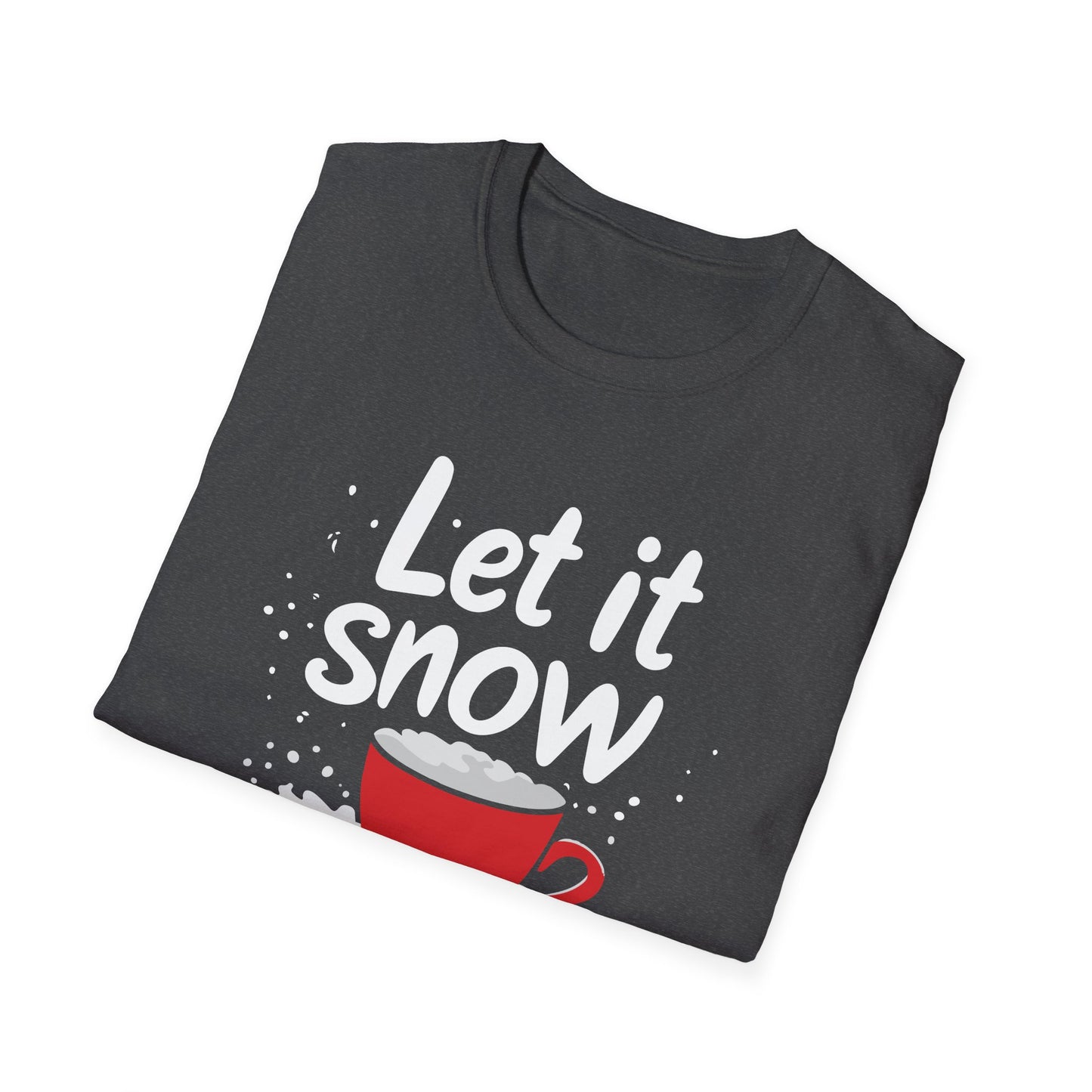 Let it Snow Coffee Lover T-shirt, Christmas T-shirt, Coffee T-shirt