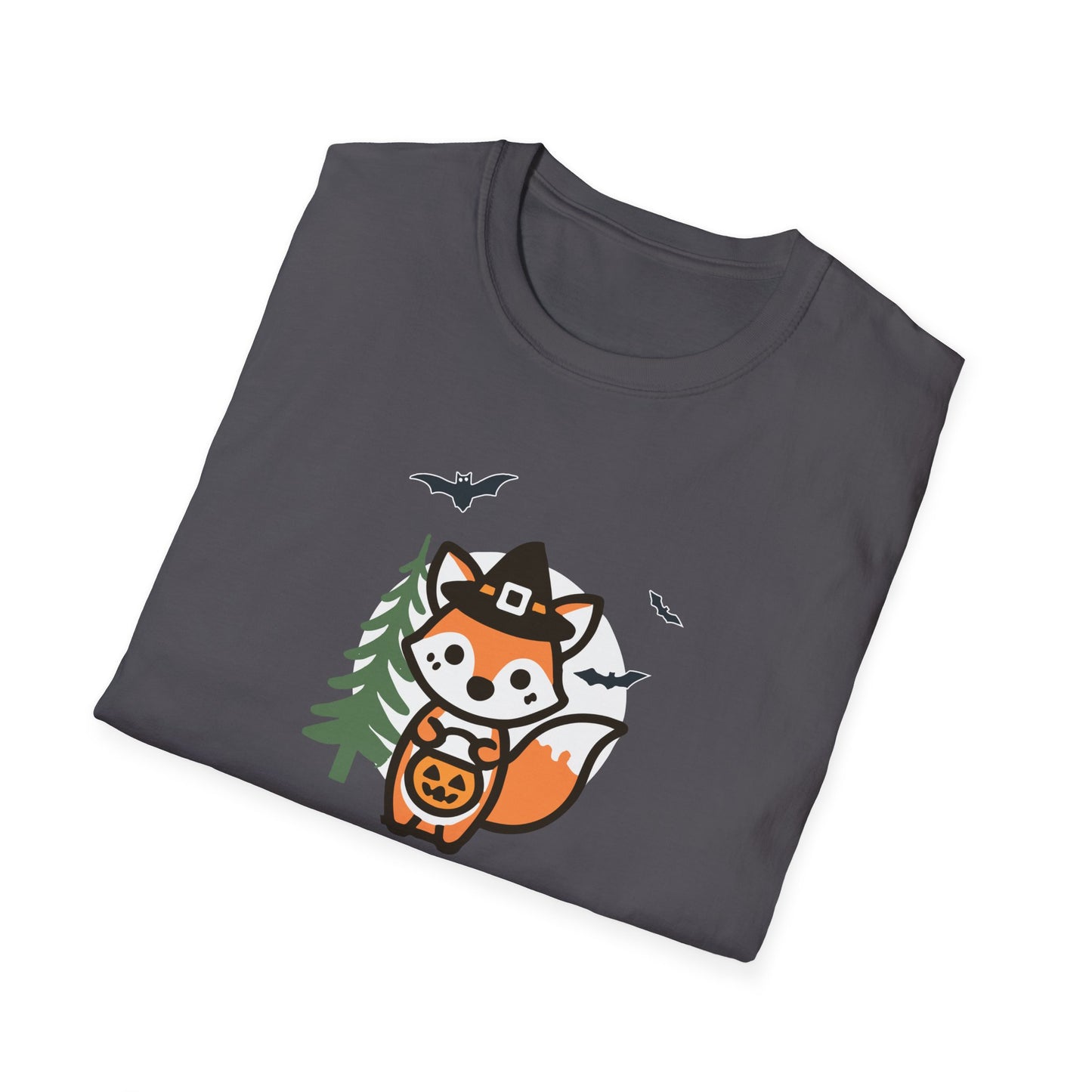 Cute Fox Halloween Trick or Treat T-Shirt | Adorable National Park Animal Illustration Tee | Perfect for Halloween and Nature Lovers