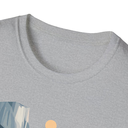 Mountain Reflection T-Shirt | Minimalist Outdoor Nature Tee | Scenic Landscape Graphic Shirt | Adventure Hiking Camping Gift