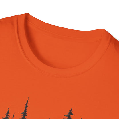 Autumn Trails Await T-Shirt | Fall Hiking Shirt | Nature-Inspired Adventure Tee | Perfect for Hikers and Outdoor Lovers