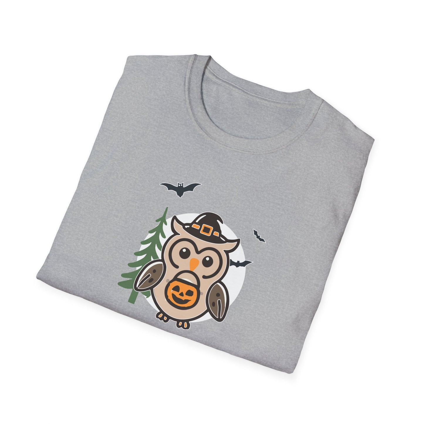 Cute Owl Halloween Trick or Treat T-Shirt | Adorable National Park Animal Illustration Tee | Perfect for Halloween and Nature Lovers