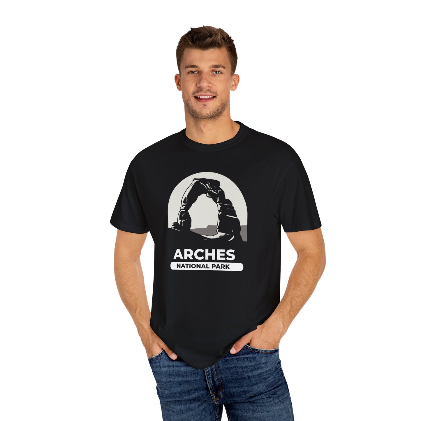 Arches National Park T-Shirt - Vintage National Park Tee - Outdoor Adventure Apparel - Nature Lover Gift - Unisex Graphic Tee