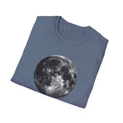 Full Moon T-Shirt | Minimalist Celestial Tee for Nature and Astronomy Lovers | Lunar Graphic Shirt | Outdoor Adventure Night Sky Apparel