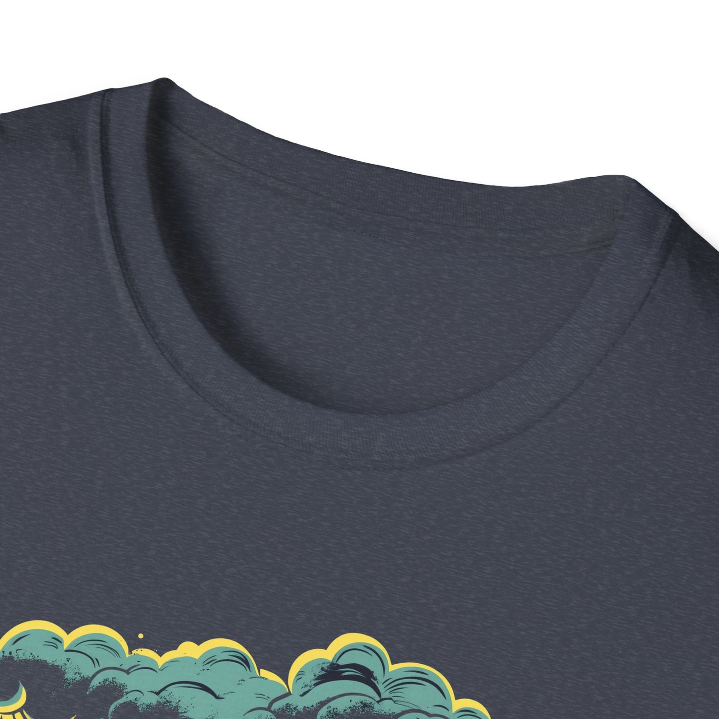 Mountain Storm Unisex T-Shirt, Nature Scene Lightning Graphic Tee, Outdoor Adventure Shirt, Hiking Gift, Nature Lover Top