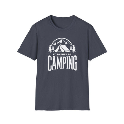 I'd Rather Be Camping T-Shirt | Camping Shirt for Outdoor Lovers | Nature Adventure Gift | Camp Life Tee | Hiking and Camping Apparel