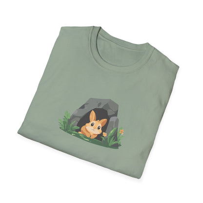 Adorable Rabbit Cave T-Shirt | Cute Animal Graphic Tee | Perfect for Nature Lovers, National Park Enthusiasts, and Outdoor Adventures