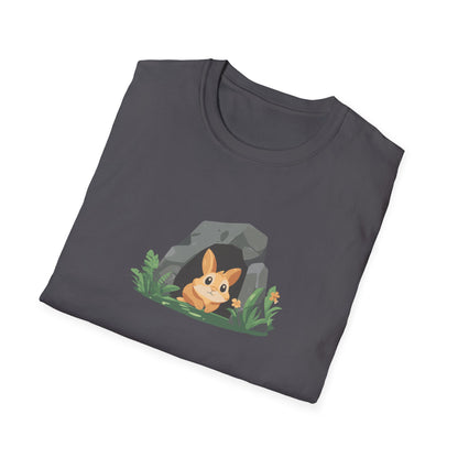 Adorable Rabbit Cave T-Shirt | Cute Animal Graphic Tee | Perfect for Nature Lovers, National Park Enthusiasts, and Outdoor Adventures