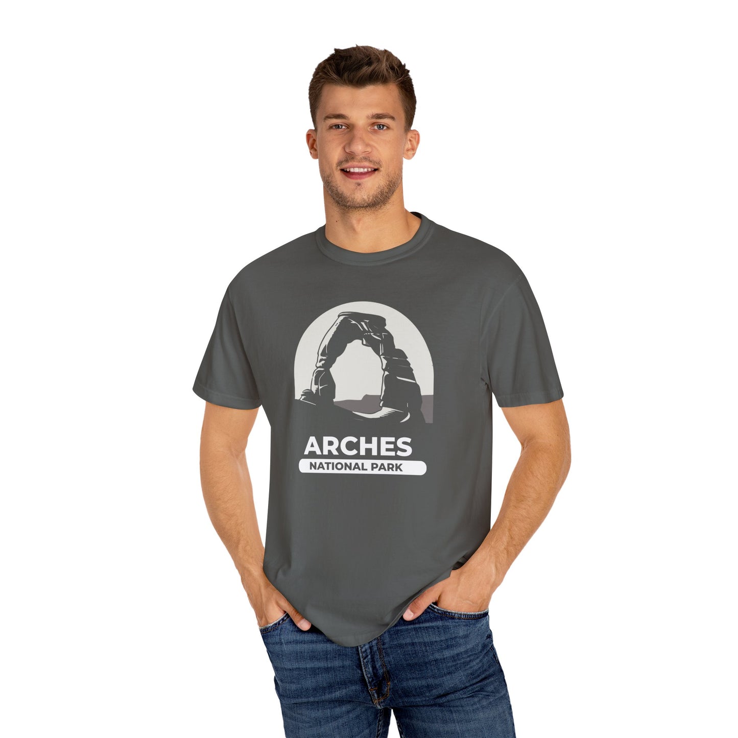 Arches National Park T-Shirt - Vintage National Park Tee - Outdoor Adventure Apparel - Nature Lover Gift - Unisex Graphic Tee