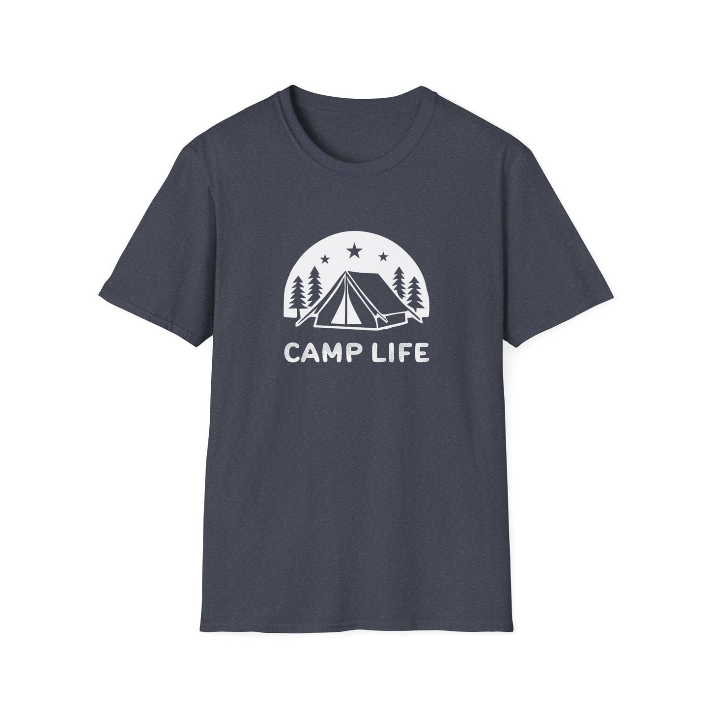 Camp Life Tent T-Shirt | Unisex Hiking Adventure Tee | Minimalist Camping Shirt for Nature Lovers | Outdoor Enthusiast Gift