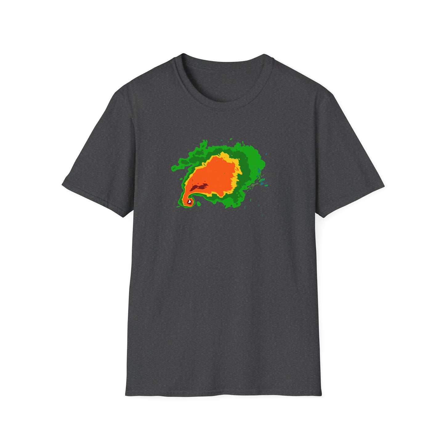 Weather Radar Hook Echo Supercell Design for Tornado Weather Enthusiasts - Storm Chaser Tee