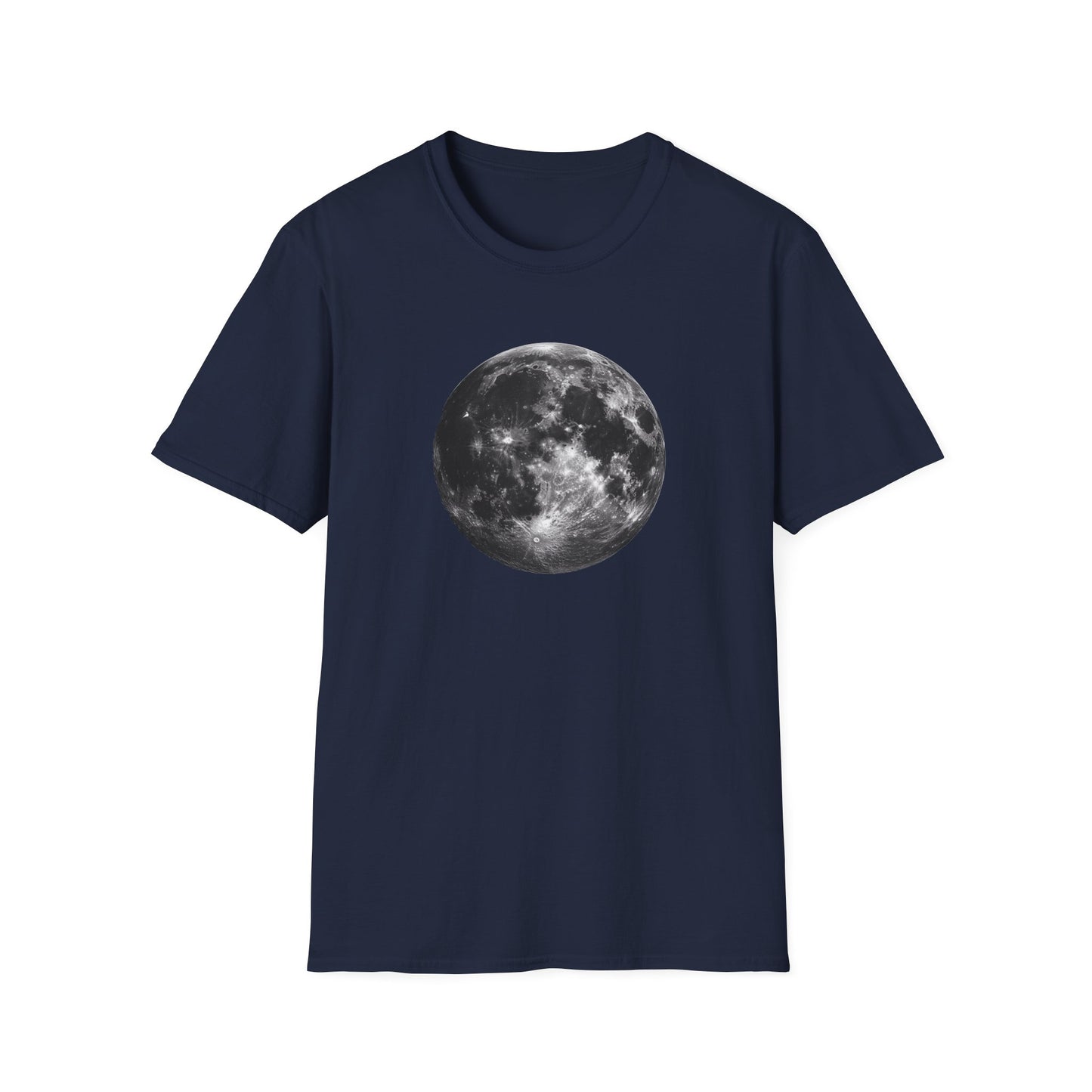 Full Moon T-Shirt | Minimalist Celestial Tee for Nature and Astronomy Lovers | Lunar Graphic Shirt | Outdoor Adventure Night Sky Apparel