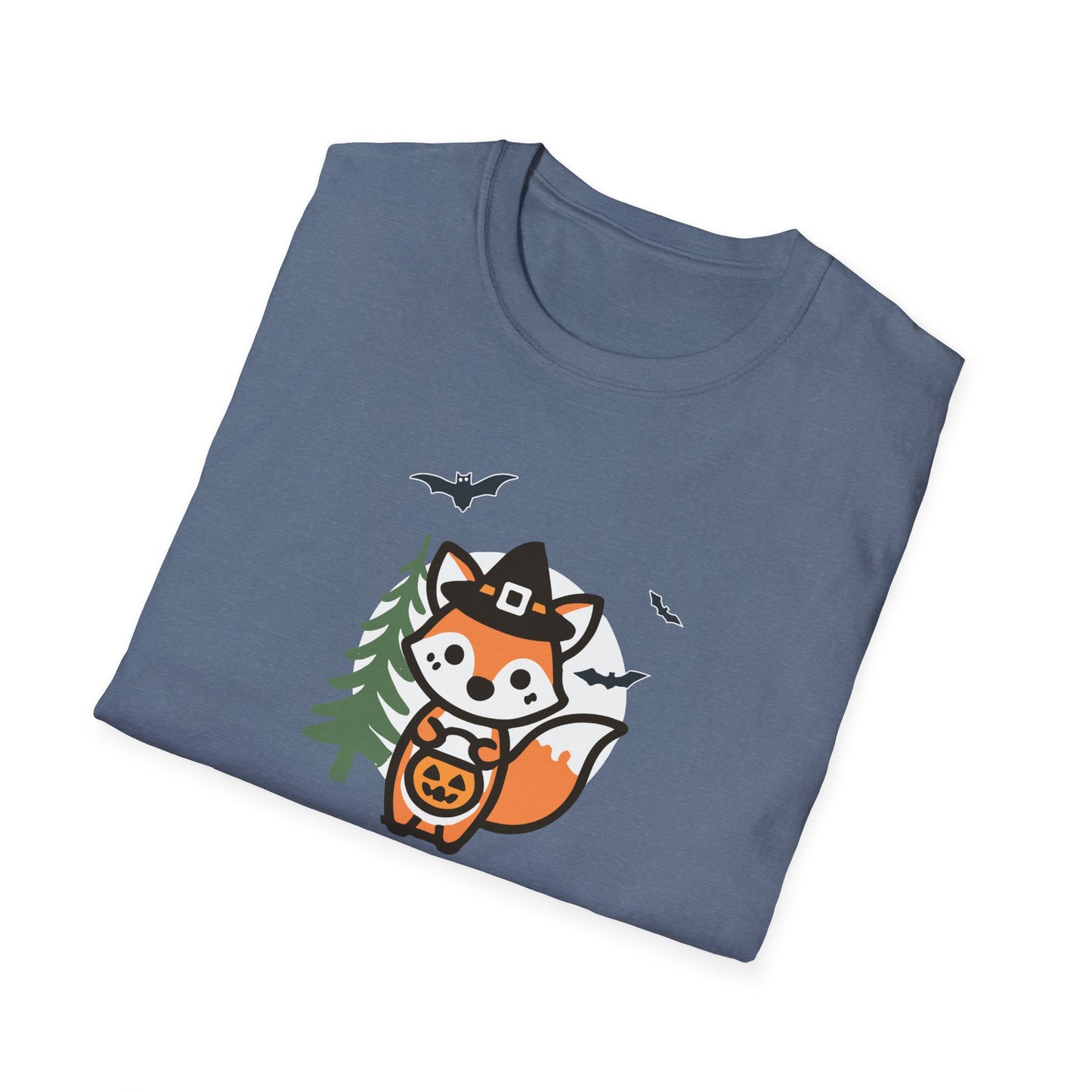 Cute Fox Halloween Trick or Treat T-Shirt | Adorable National Park Animal Illustration Tee | Perfect for Halloween and Nature Lovers