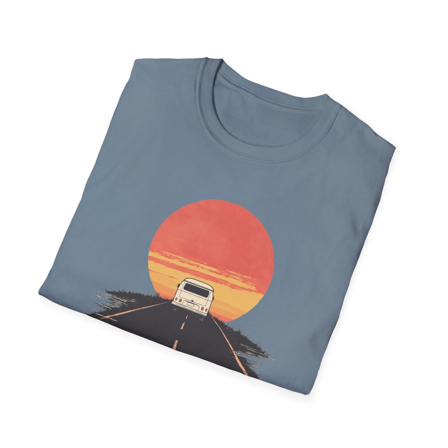 Chasing Sunsets T-Shirt | Retro Road Trip Tee | Outdoor Adventure Shirt | Hiking & Camping Gift | Van Life Travel Tee