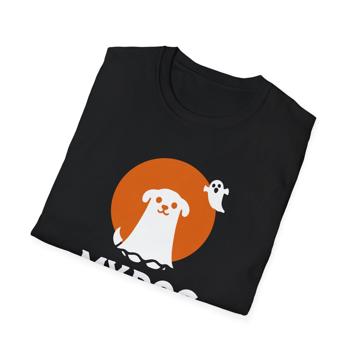 My Dog is My Boo Halloween T-Shirt - Cute Ghost Dog Design - Fun Pet Lover's Tee for Halloween