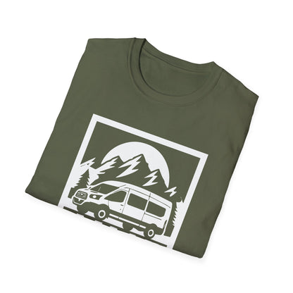 Van Life T-Shirt - Adventure Travel Graphic Tee - Perfect for Van Life Enthusiasts and Outdoor Lovers