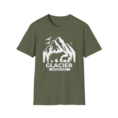 Glacier National Park T-Shirt - Glacier Park Shirt Gift - Montana Shirt - National Park Outdoor Adventure Apparel - Nature Lover Gift